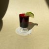 Red Glass Goblet - Image 2