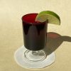 Red Glass Goblet