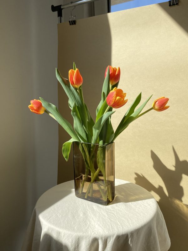 Brown Tinted Glass Vase by Lennart Andersson - Image 3